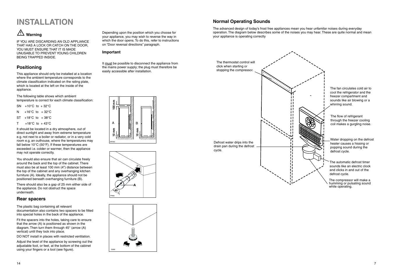 Installation | Electrolux ERN 7926 User Manual | Page 7 / 17