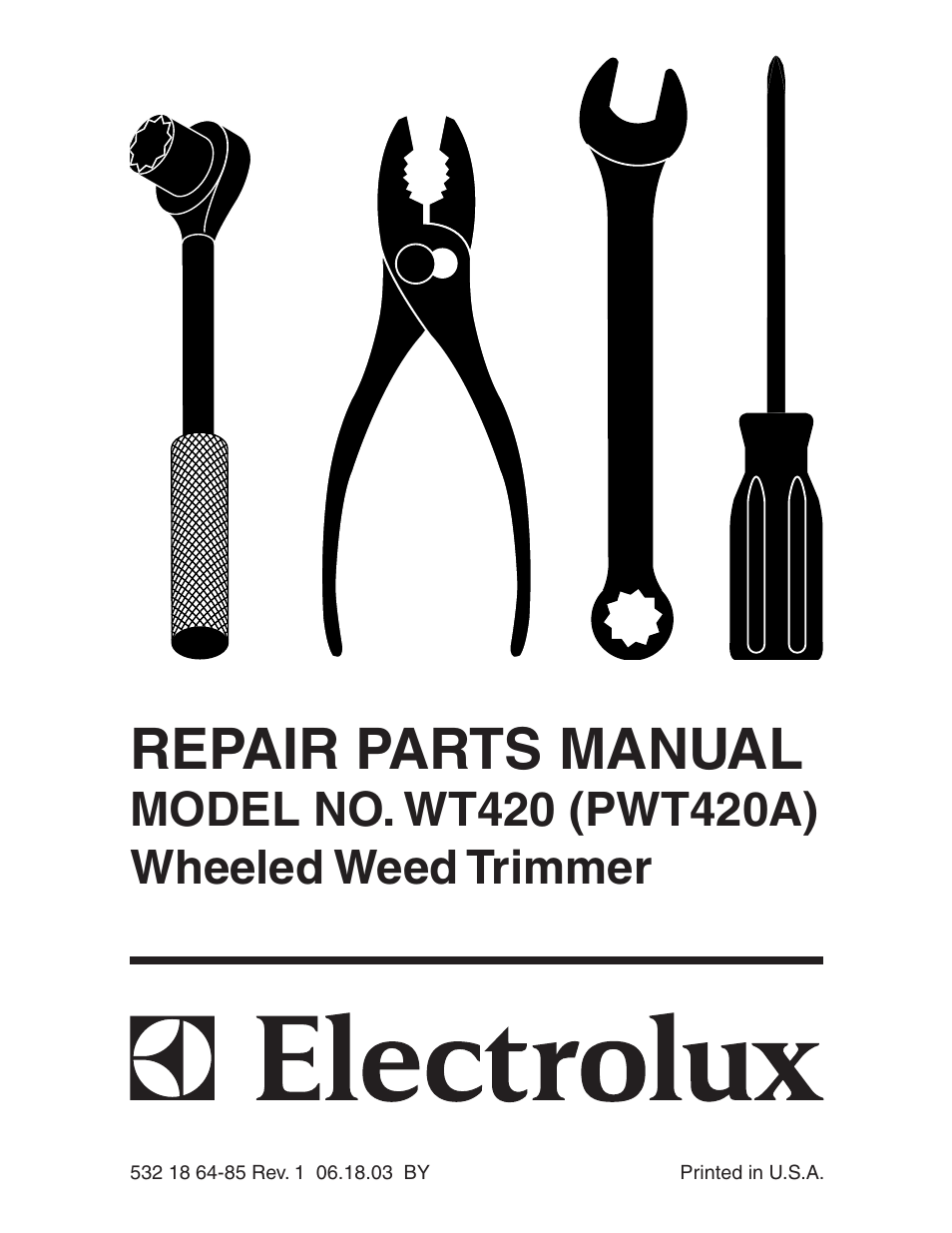 Electrolux WT420 User Manual | 8 pages