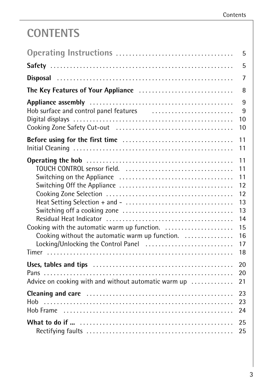 Electrolux C65030K User Manual | Page 3 / 40