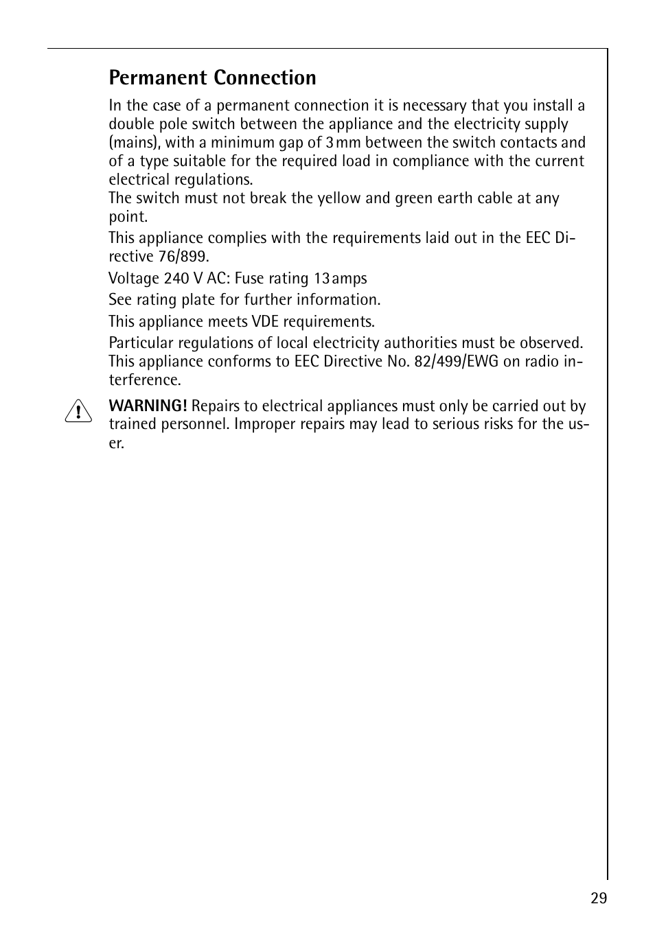 Electrolux LAVAMAT 64600 User Manual | Page 29 / 36