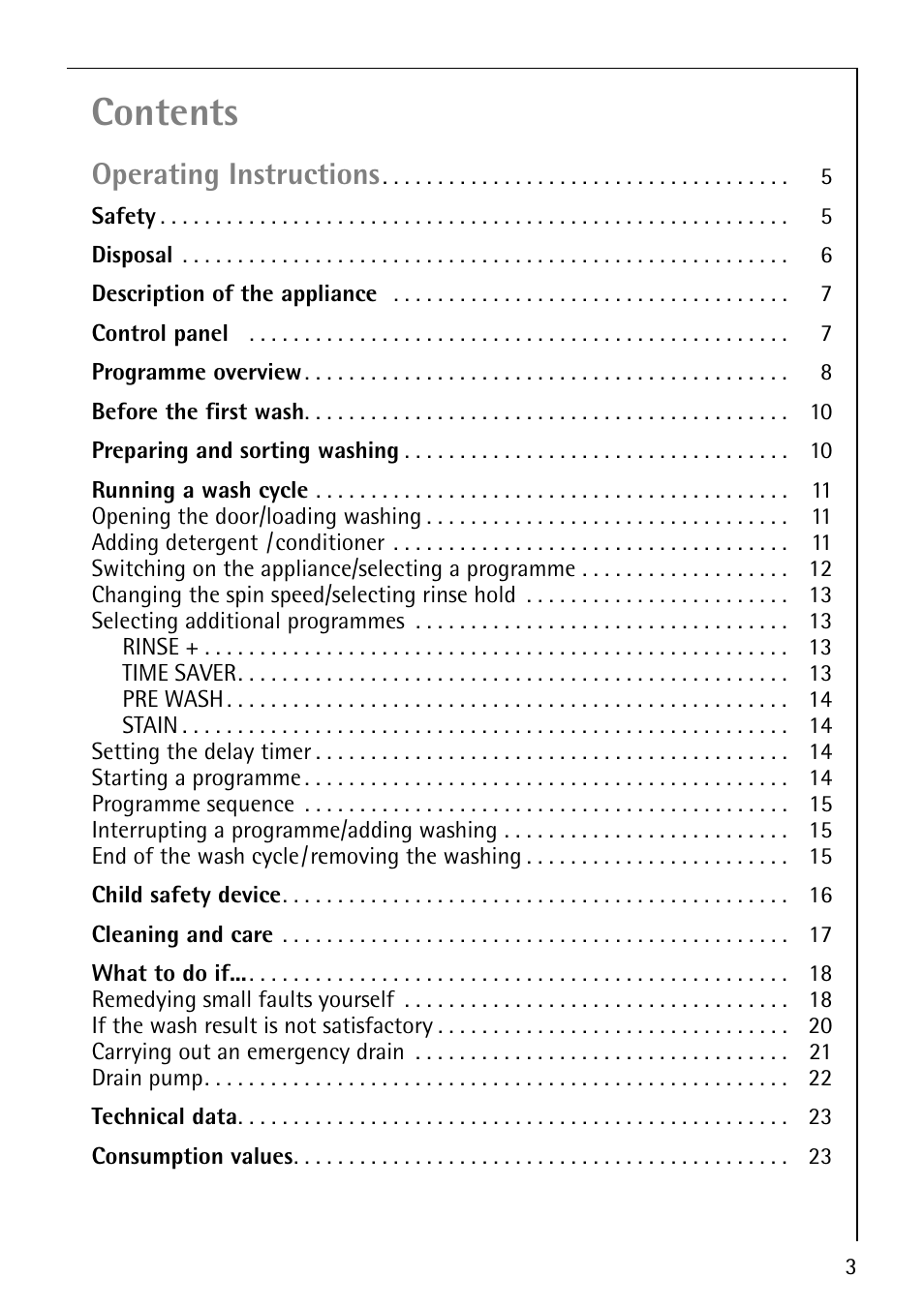 Electrolux LAVAMAT 64600 User Manual | Page 3 / 36