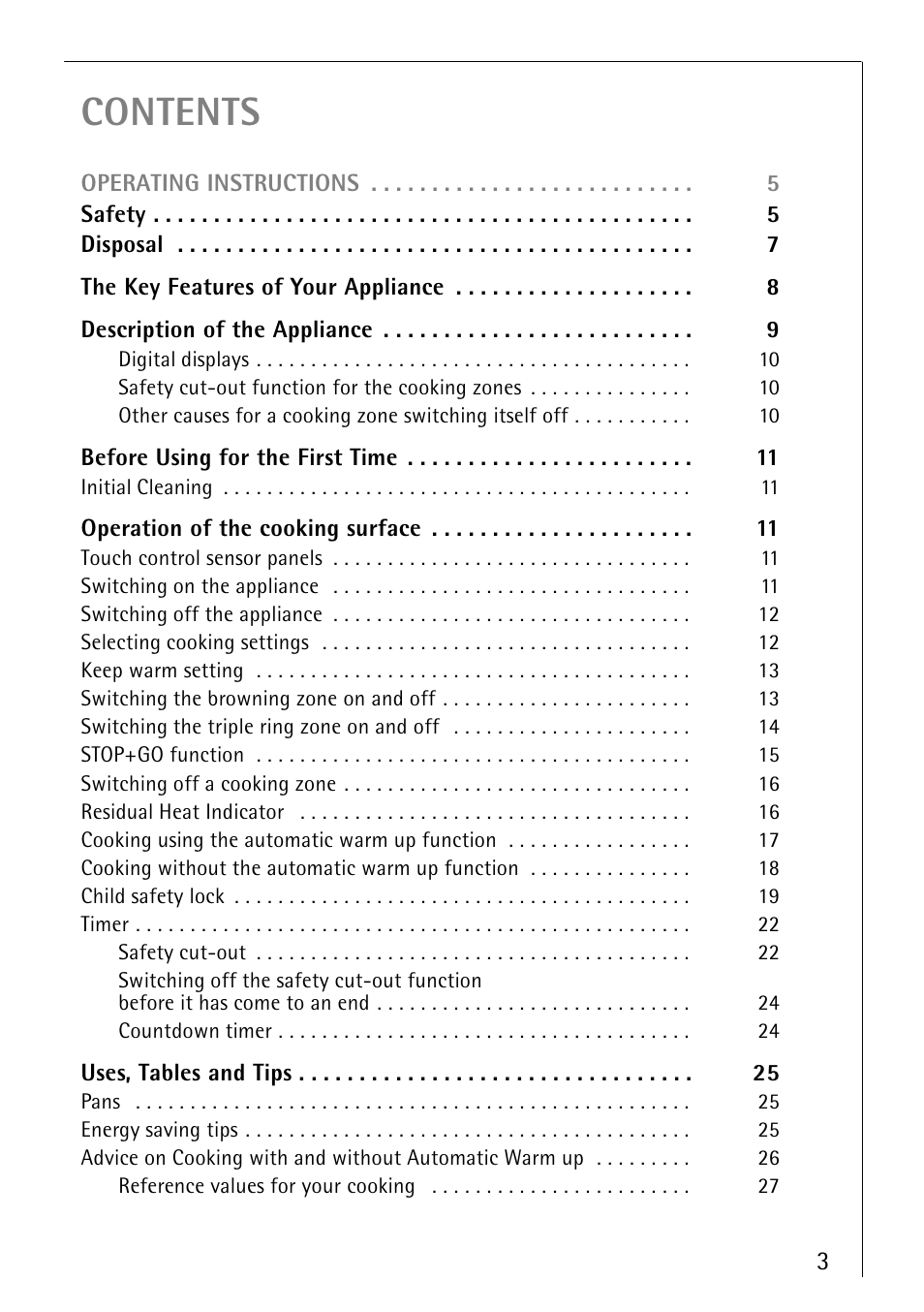 Electrolux 66300KF-an User Manual | Page 3 / 40