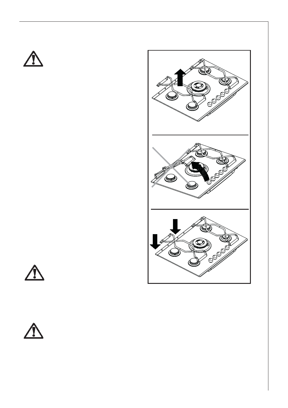 Maintenance and cleaning, Pan supports | Electrolux B 99852G User Manual | Page 7 / 28