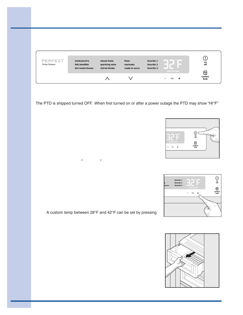 Storage features | Electrolux 241868902 User Manual | Page 20 / 41