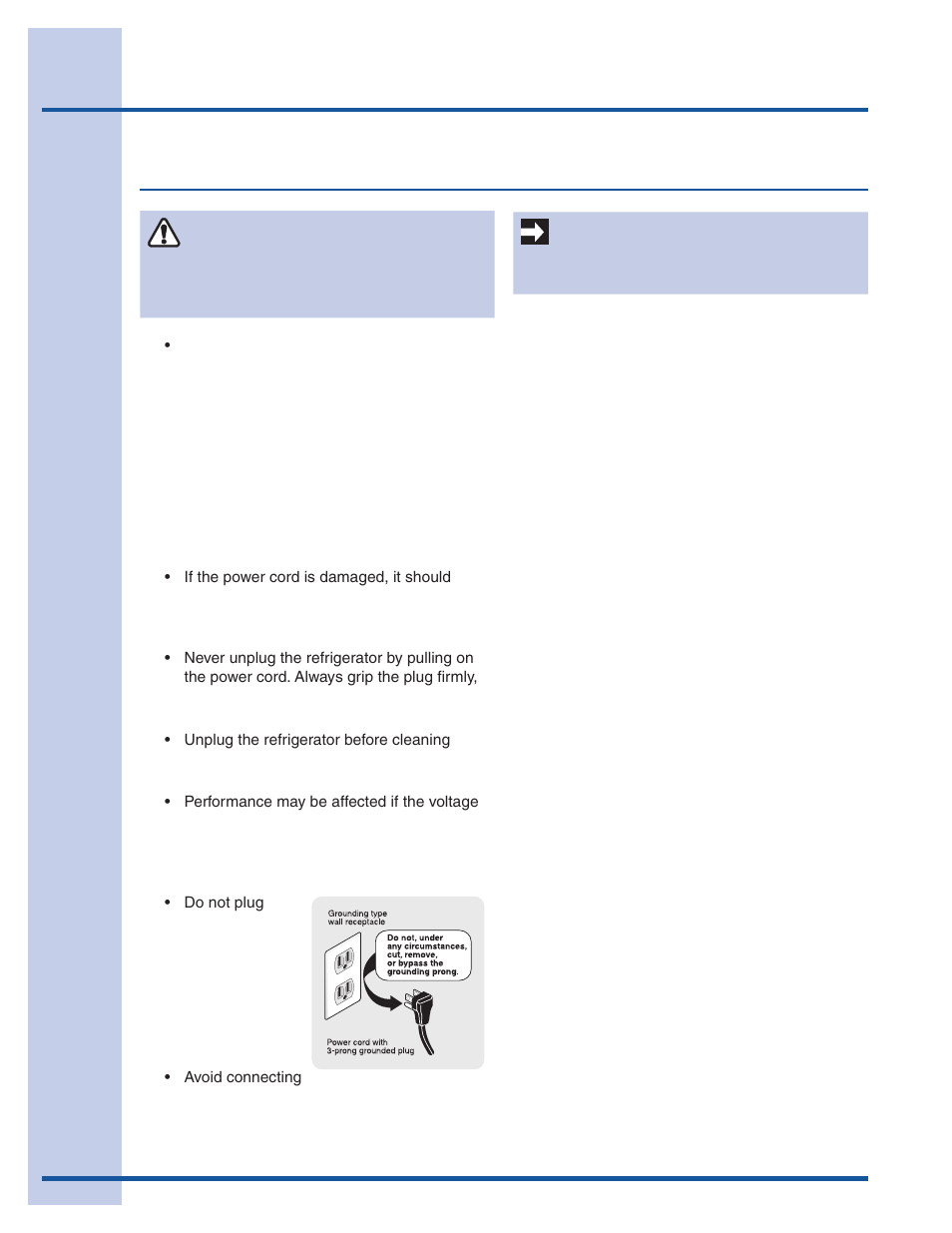 Safety, Electrical information | Electrolux 241868902 User Manual | Page 4 / 41