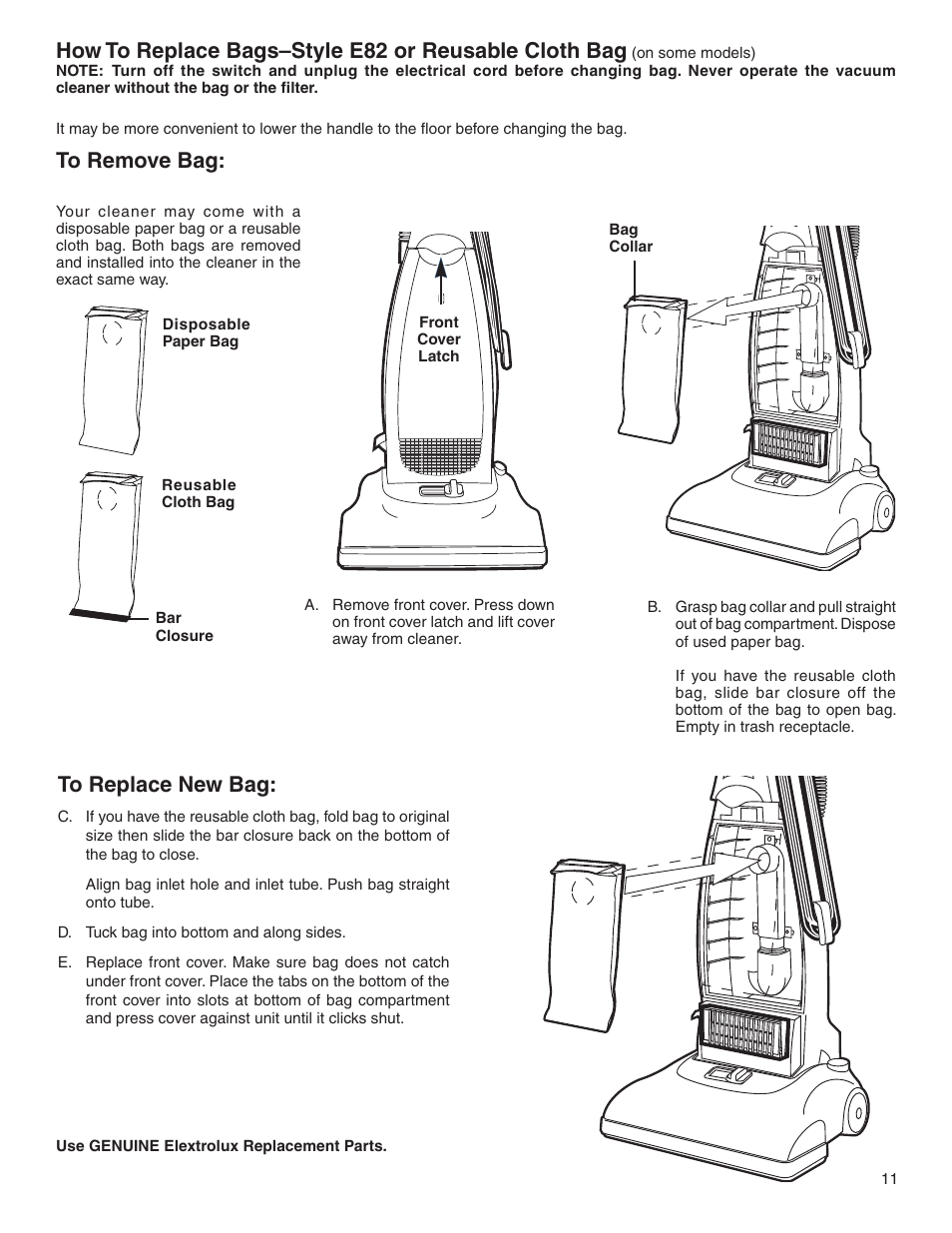 Electrolux Z2270-Z2290 Series User Manual | Page 11 / 17