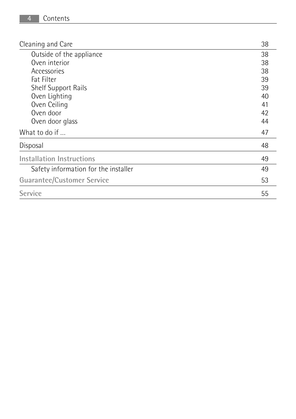 Electrolux B41012-5 User Manual | Page 4 / 56