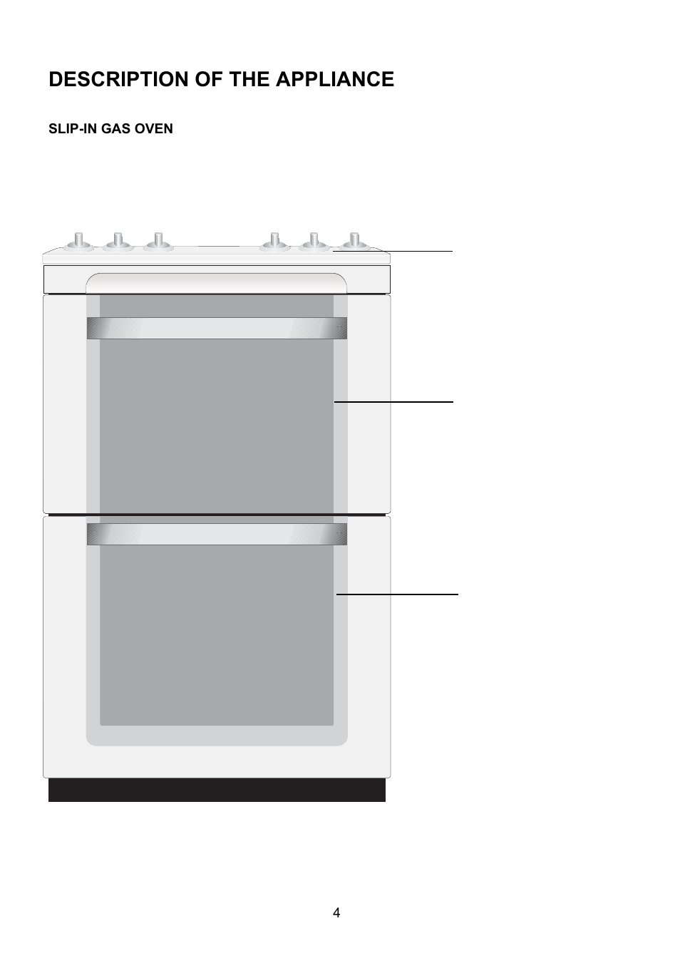 Description of the appliance | Electrolux EKG5543 User Manual | Page 4 / 32