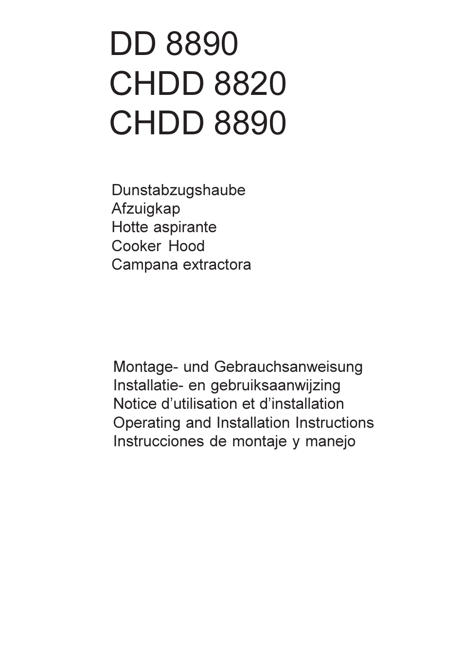Electrolux DD 8890 User Manual | 20 pages
