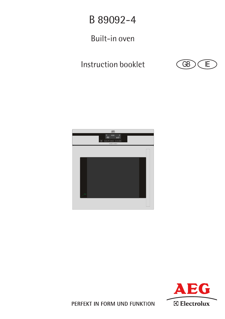 Electrolux B 89092-4 User Manual | 48 pages