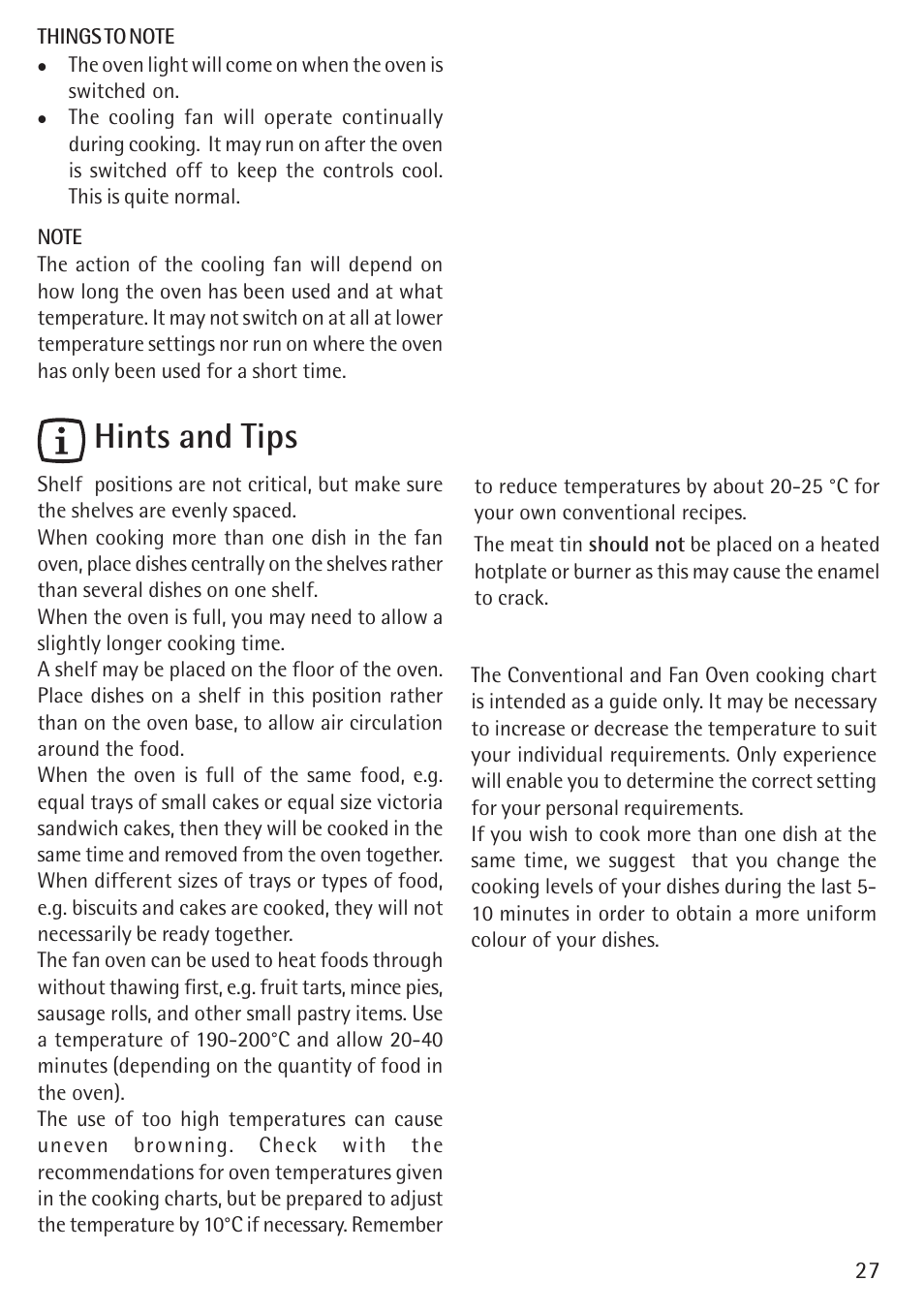 Hints and tips | Electrolux B 89092-4 User Manual | Page 27 / 48