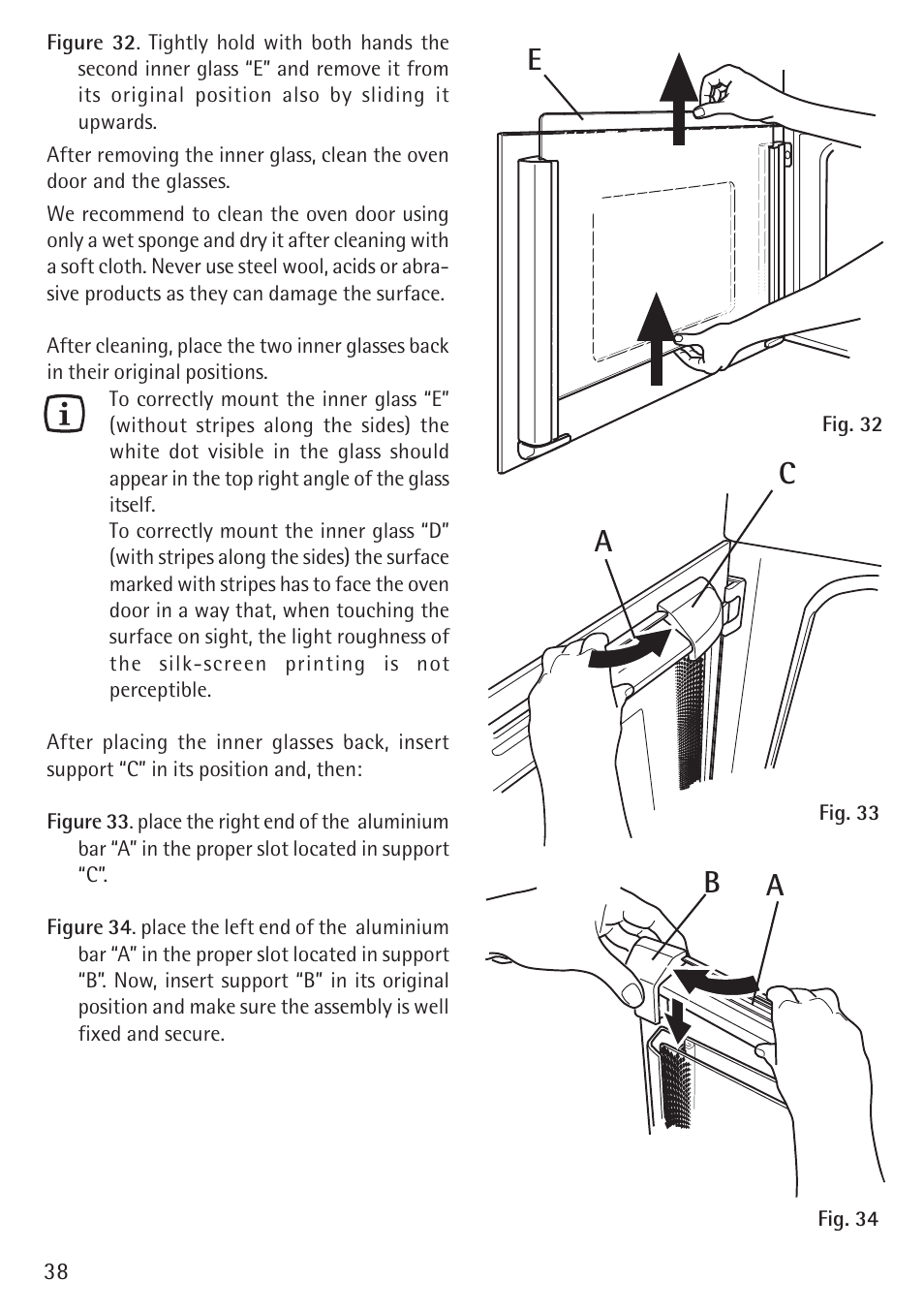 Ea c a b | Electrolux B 89092-4 User Manual | Page 38 / 48