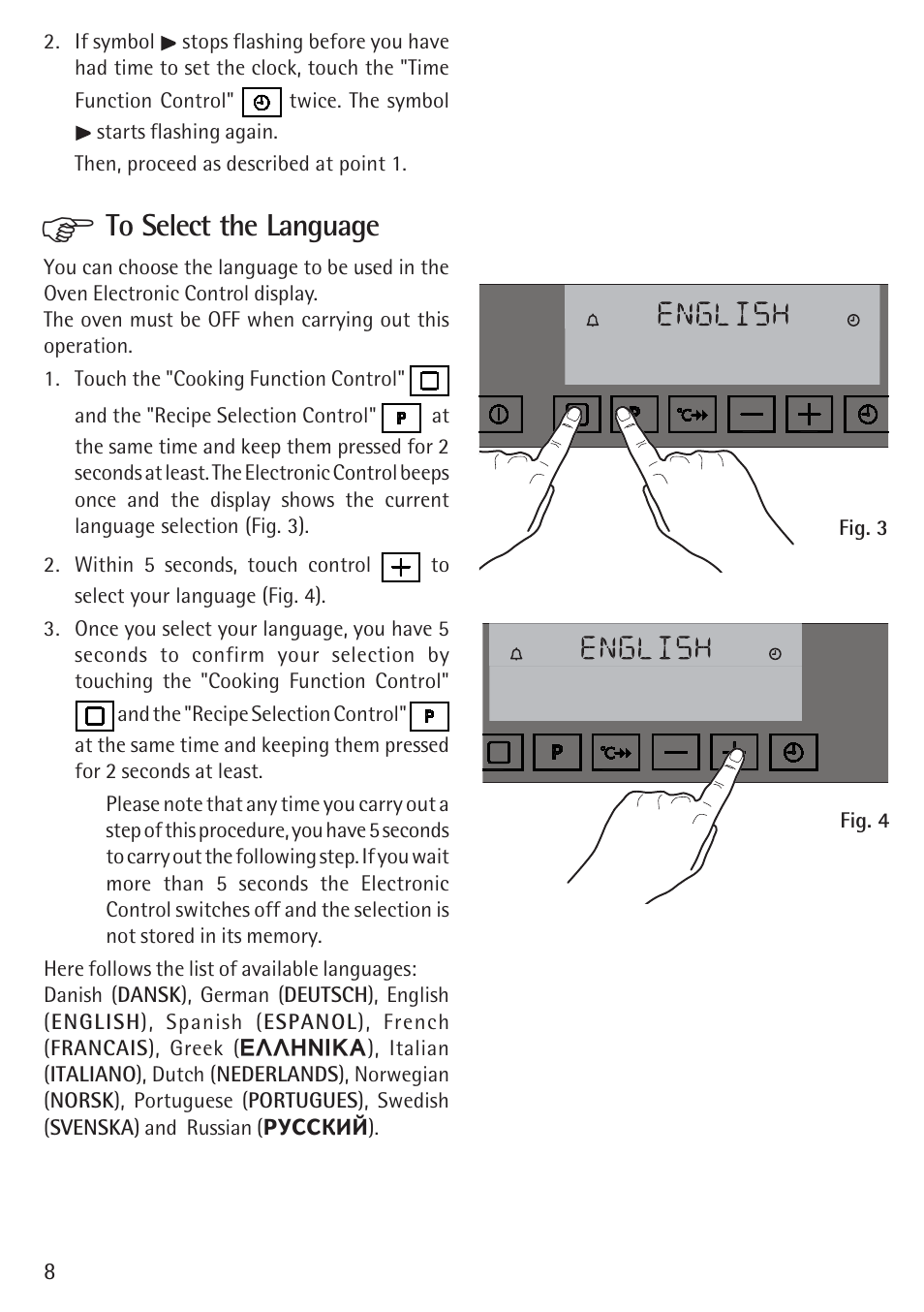 Electrolux B 89092-4 User Manual | Page 8 / 48