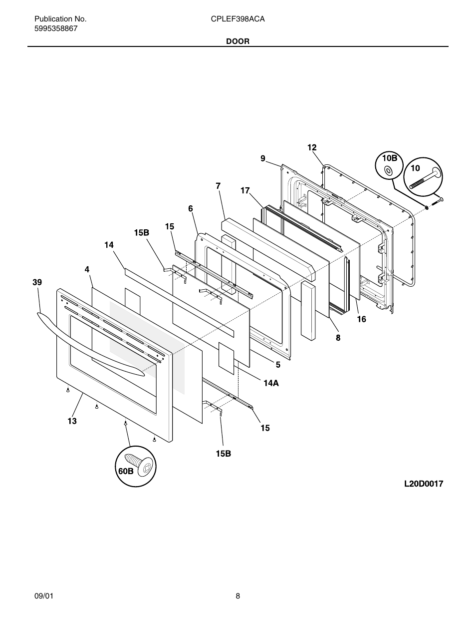 Electrolux FRIGIDAIRE CPLEF398A User Manual | Page 8 / 10