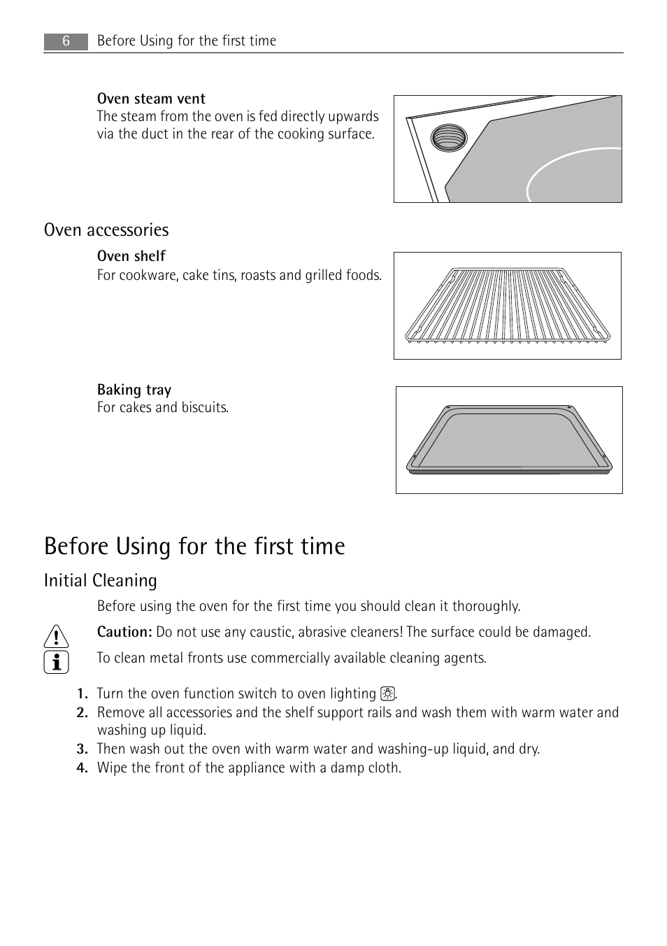 Before using for the first time | Electrolux E3000-5 User Manual | Page 6 / 40