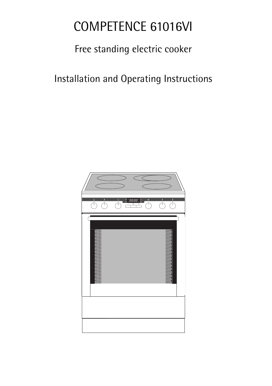 Electrolux 61016VI User Manual | 56 pages