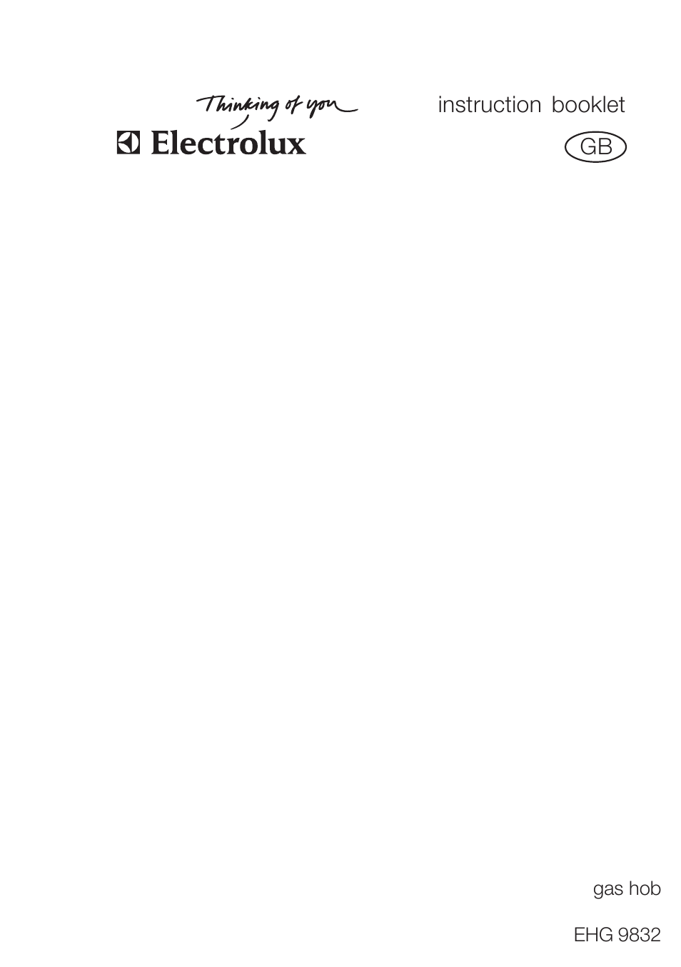 Electrolux EHG 9832 User Manual | 36 pages