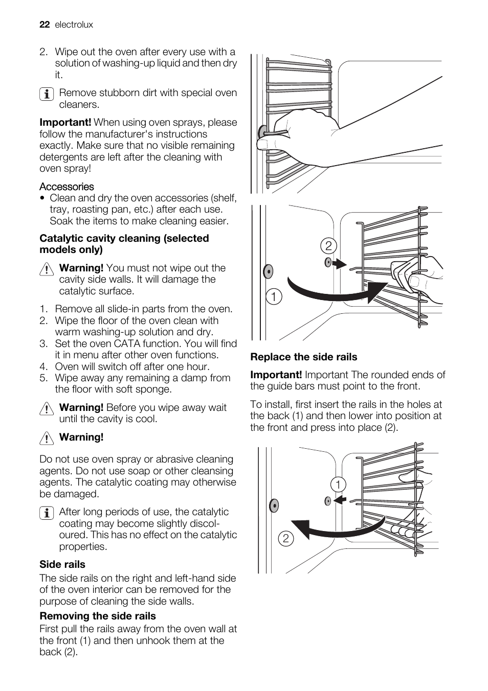 Electrolux EOD67043 User Manual | Page 22 / 36