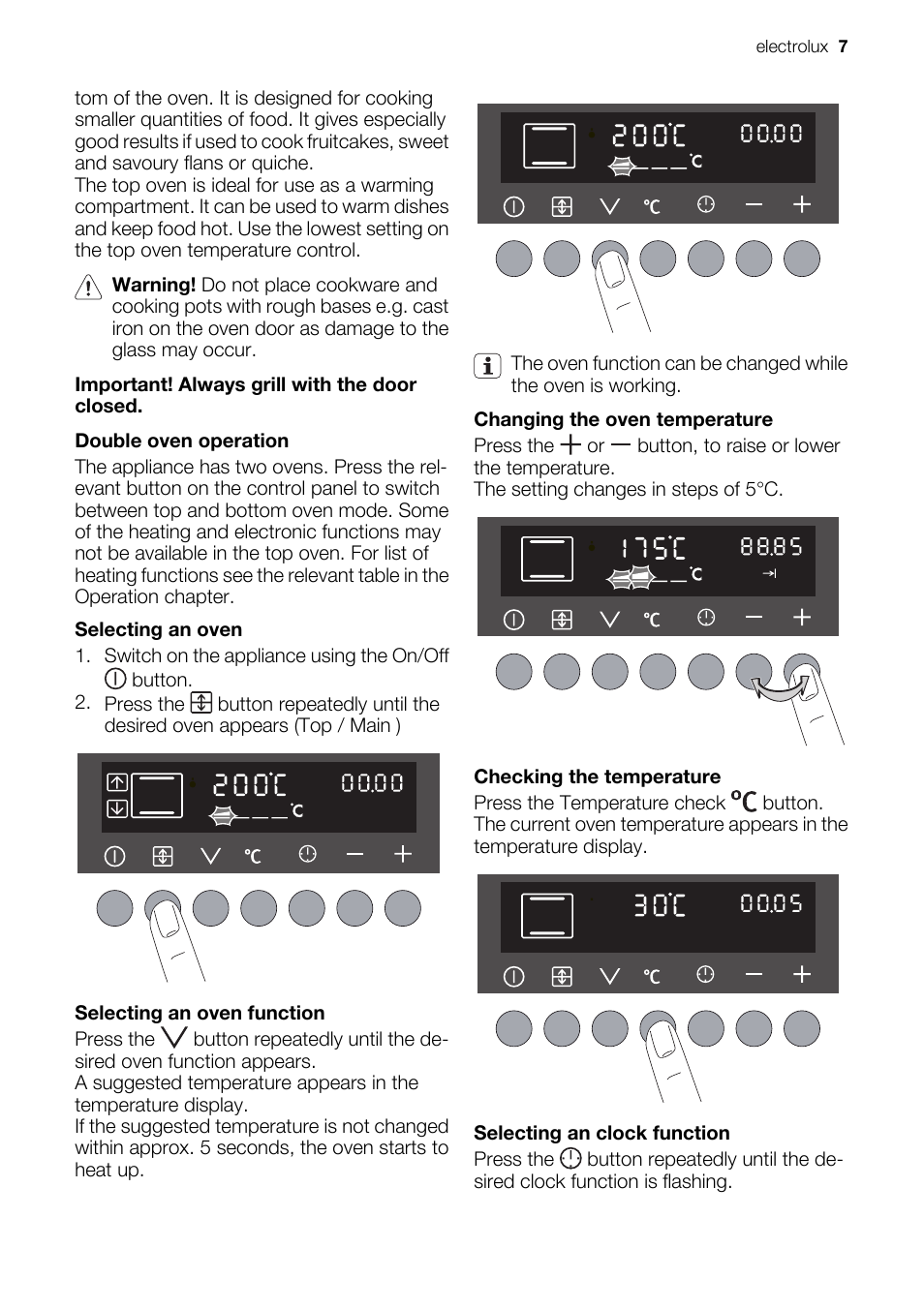 Electrolux EOD67043 User Manual | Page 7 / 36