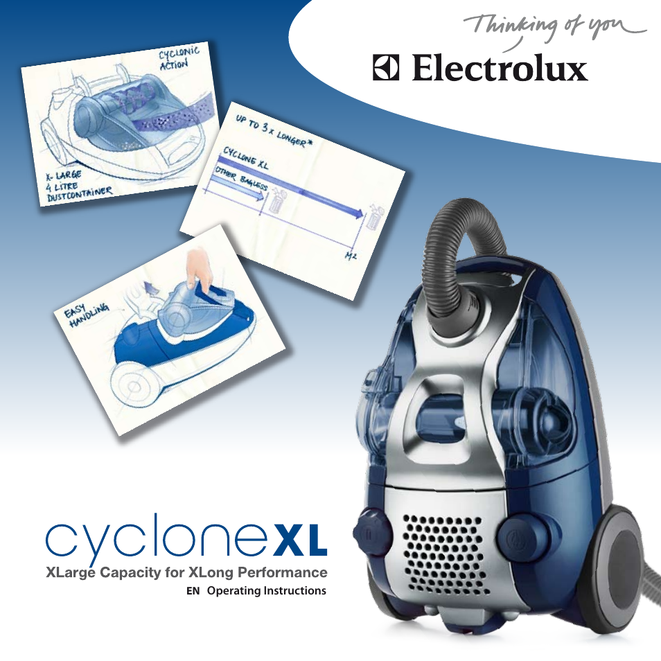 Electrolux CycloneXL User Manual | 7 pages