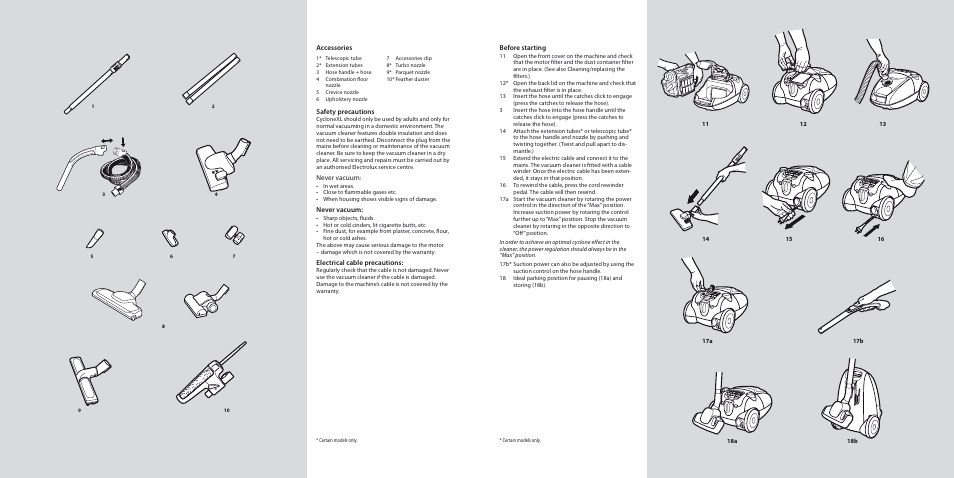 Electrolux CycloneXL User Manual | Page 3 / 7
