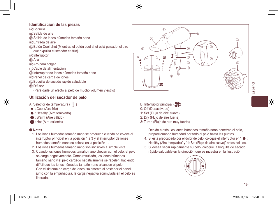 Panasonic EH 2271 User Manual | Page 15 / 72
