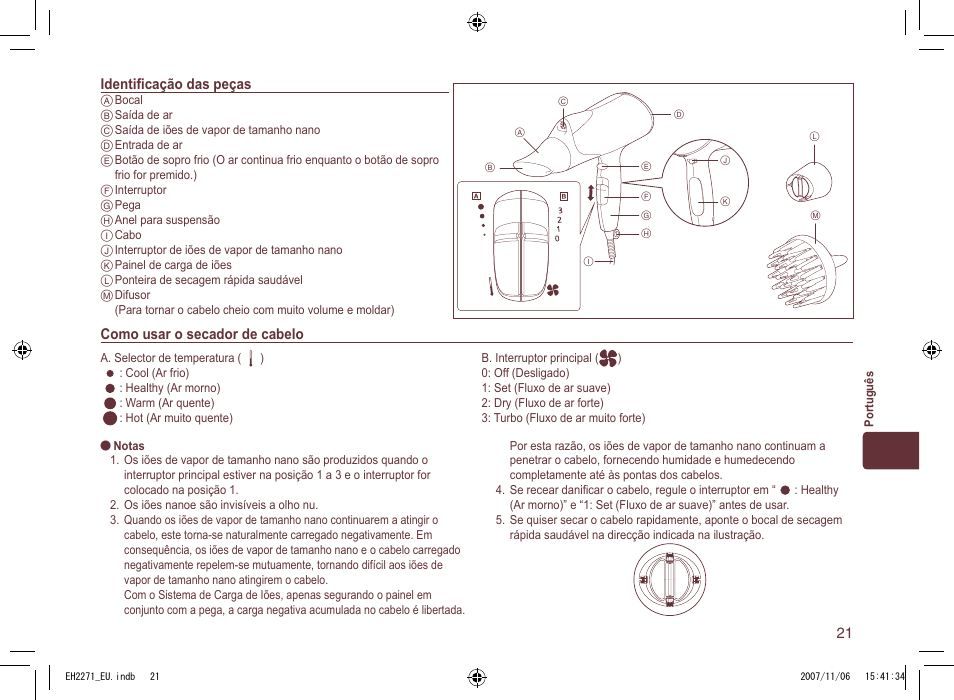 Panasonic EH 2271 User Manual | Page 21 / 72