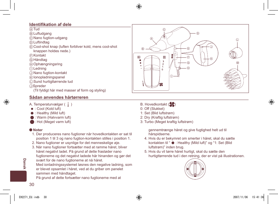 Panasonic EH 2271 User Manual | Page 30 / 72