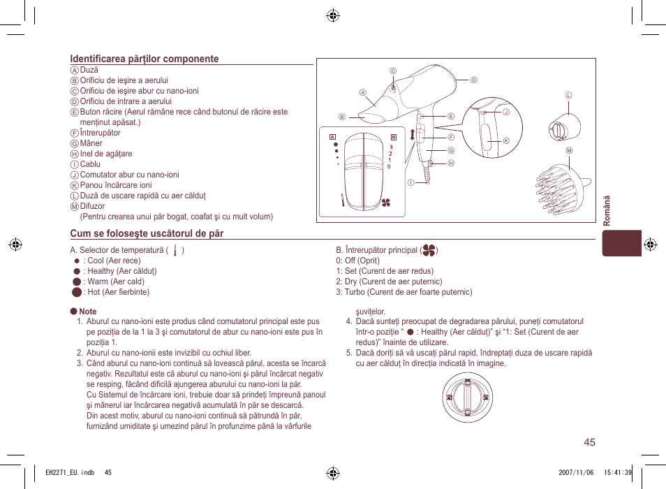 Panasonic EH 2271 User Manual | Page 45 / 72
