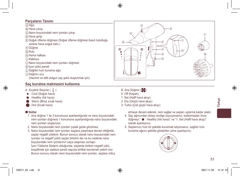 Panasonic EH 2271 User Manual | Page 51 / 72