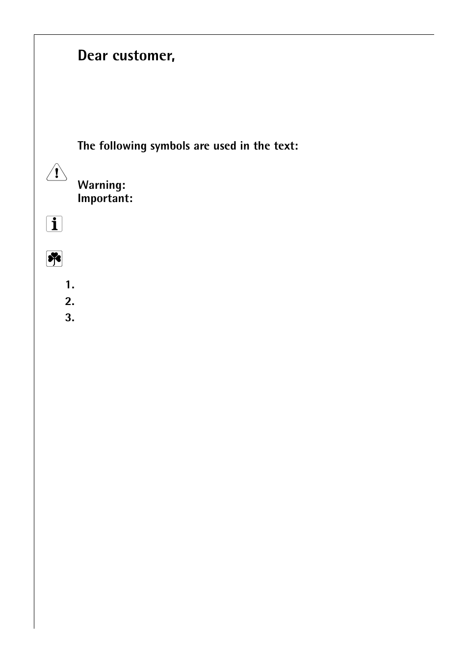 Dear customer | Electrolux C75301K User Manual | Page 2 / 44