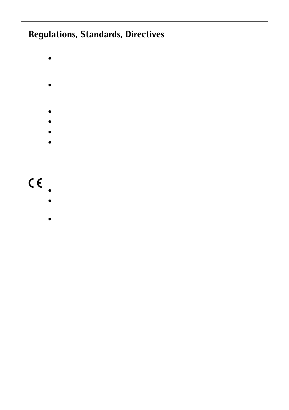 Regulations, standards, directives | Electrolux C75301K User Manual | Page 34 / 44