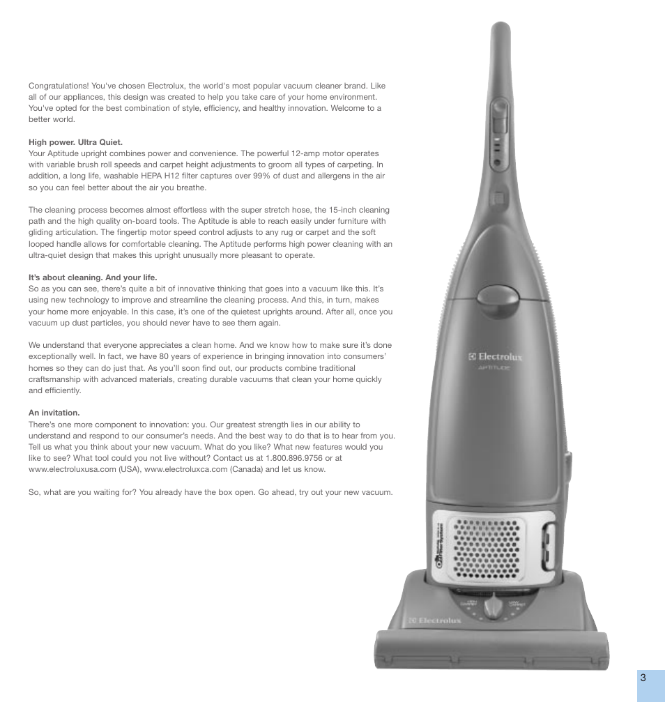 Electrolux EL5010A User Manual | Page 3 / 24