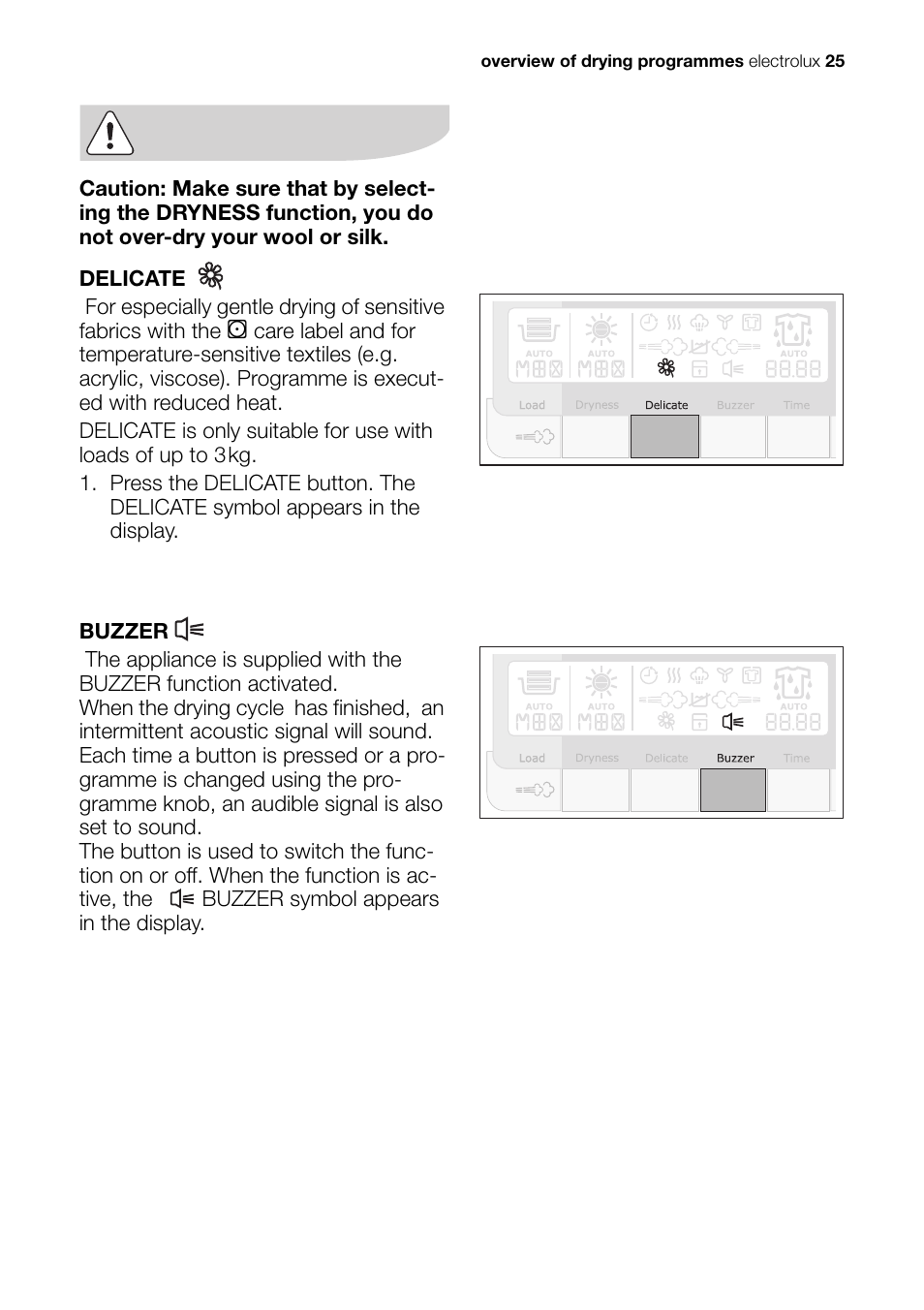 Electrolux EDI 96150 W User Manual | Page 25 / 48