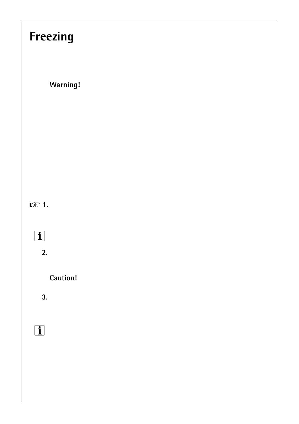 Freezing | Electrolux 3985-7 KG User Manual | Page 30 / 44