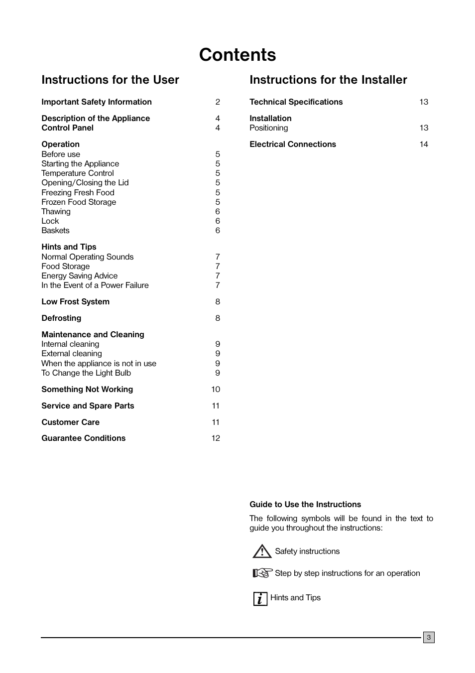 Electrolux ECS 1647 User Manual | Page 3 / 20
