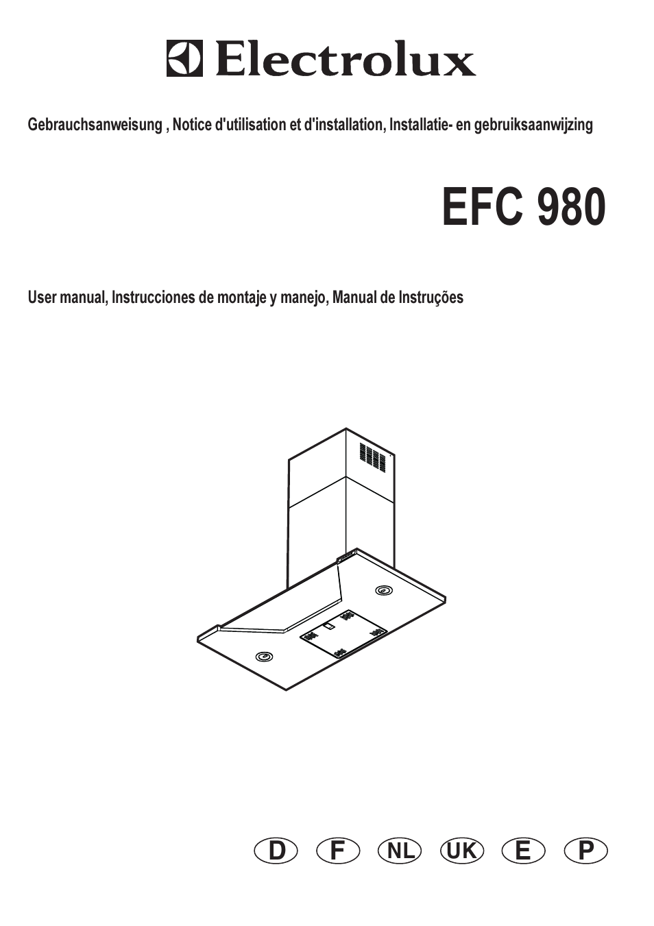 Electrolux EFC 980 User Manual | 15 pages