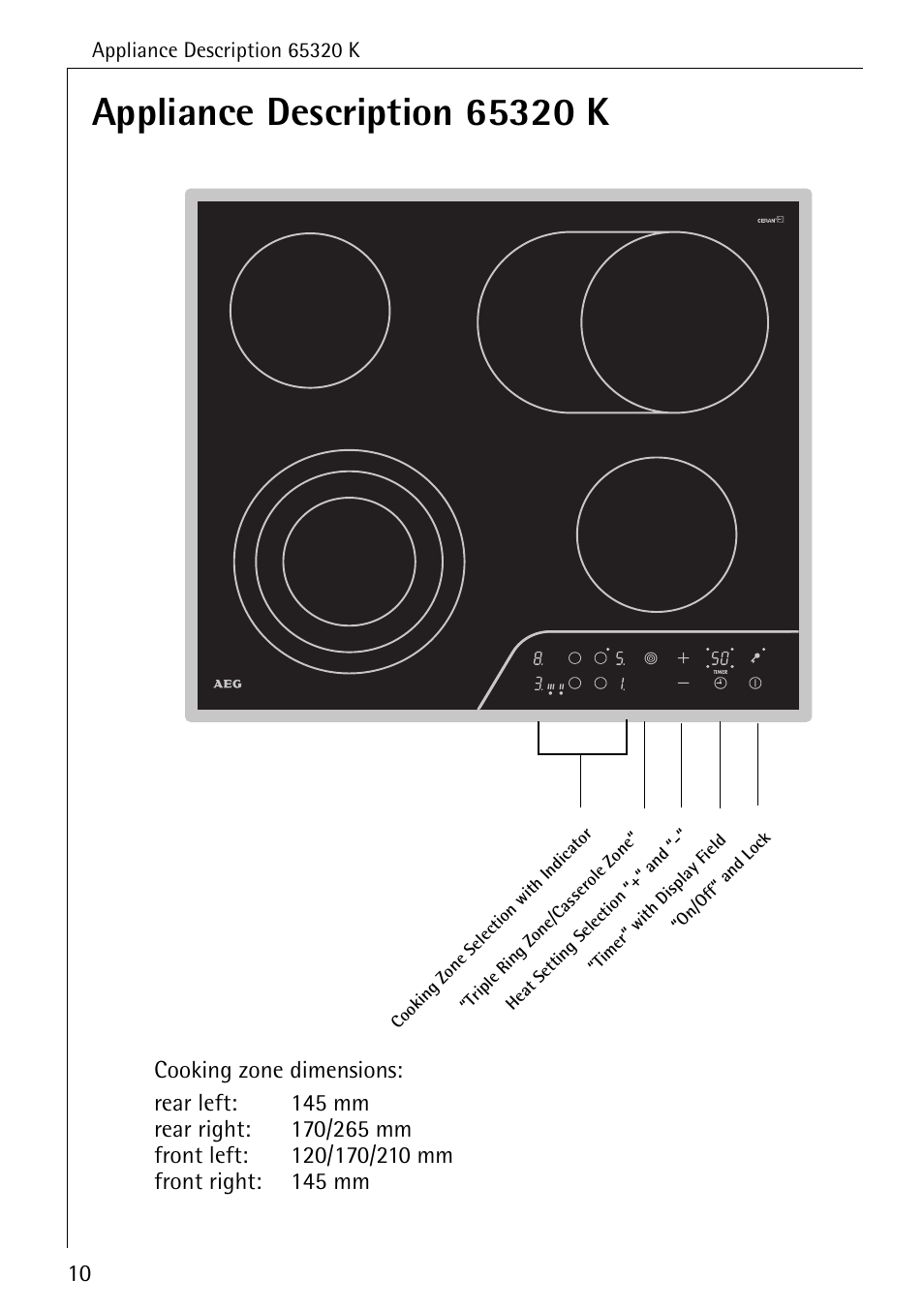 Electrolux 65320 K User Manual | Page 10 / 40