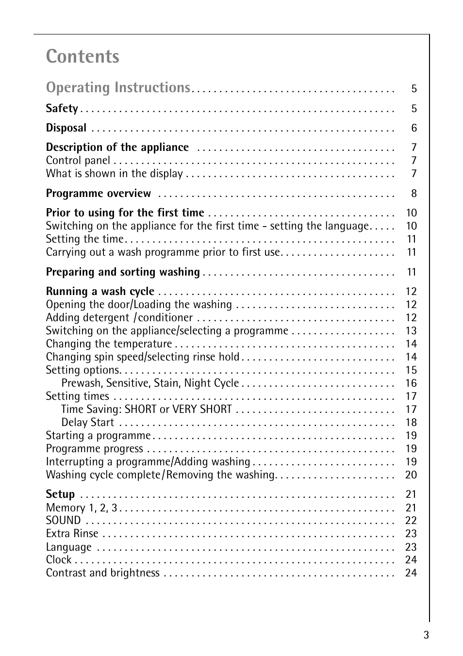 Electrolux 86800 User Manual | Page 3 / 44