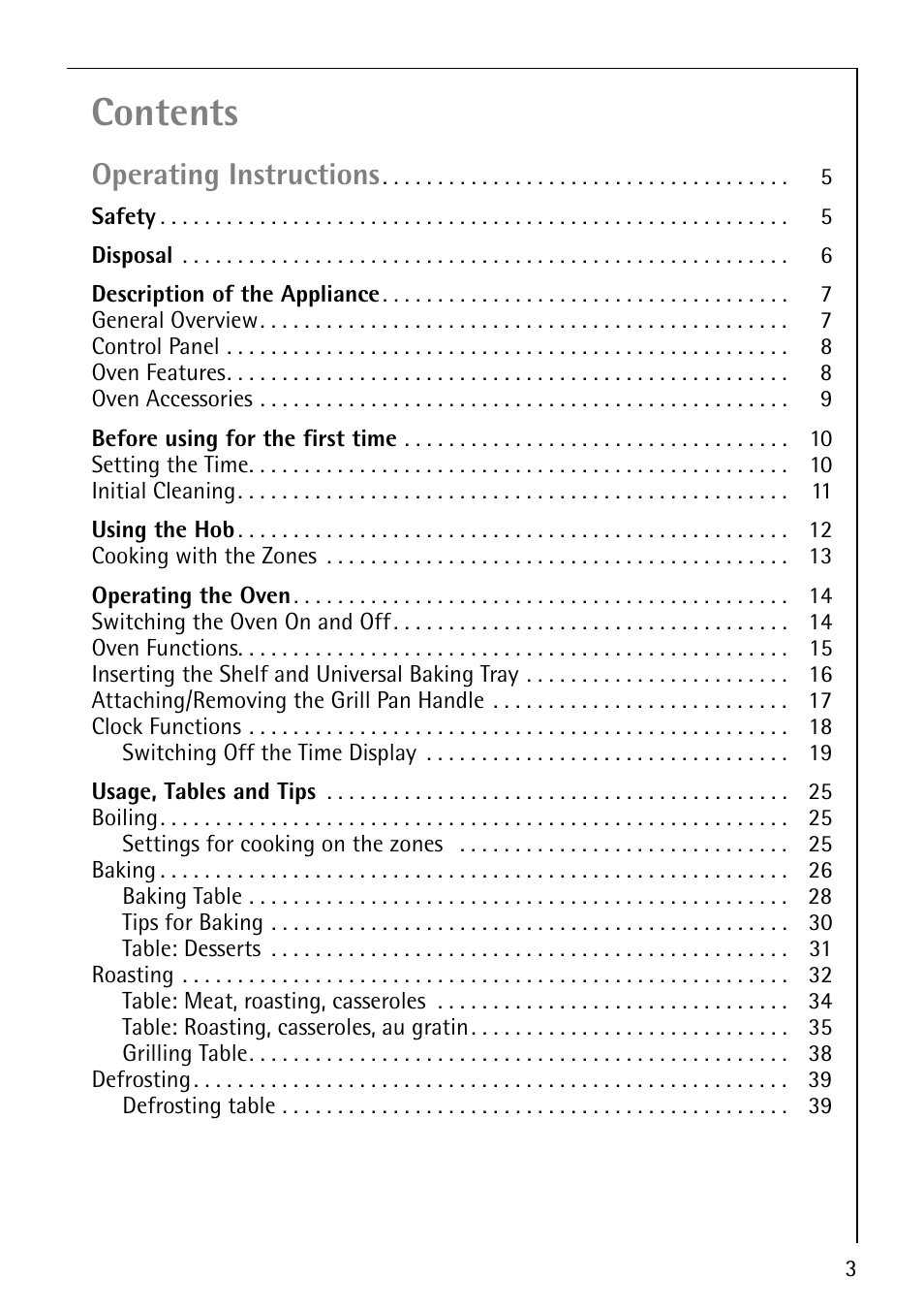 Electrolux E2190-1 User Manual | Page 3 / 60