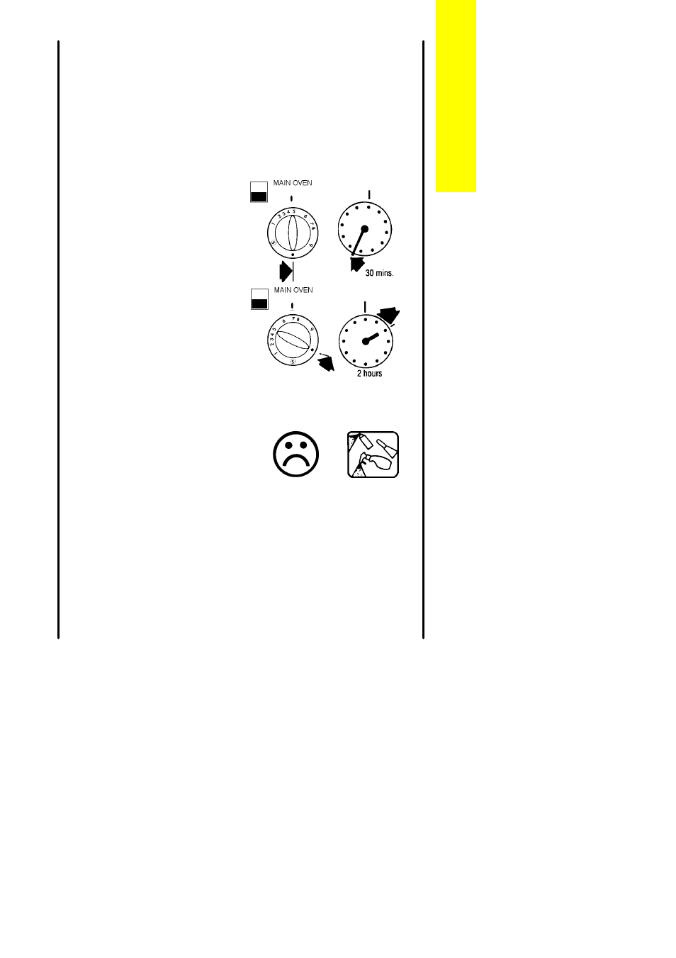 Main oven cleaning cycle, General | Electrolux DSIG 456 User Manual | Page 31 / 52