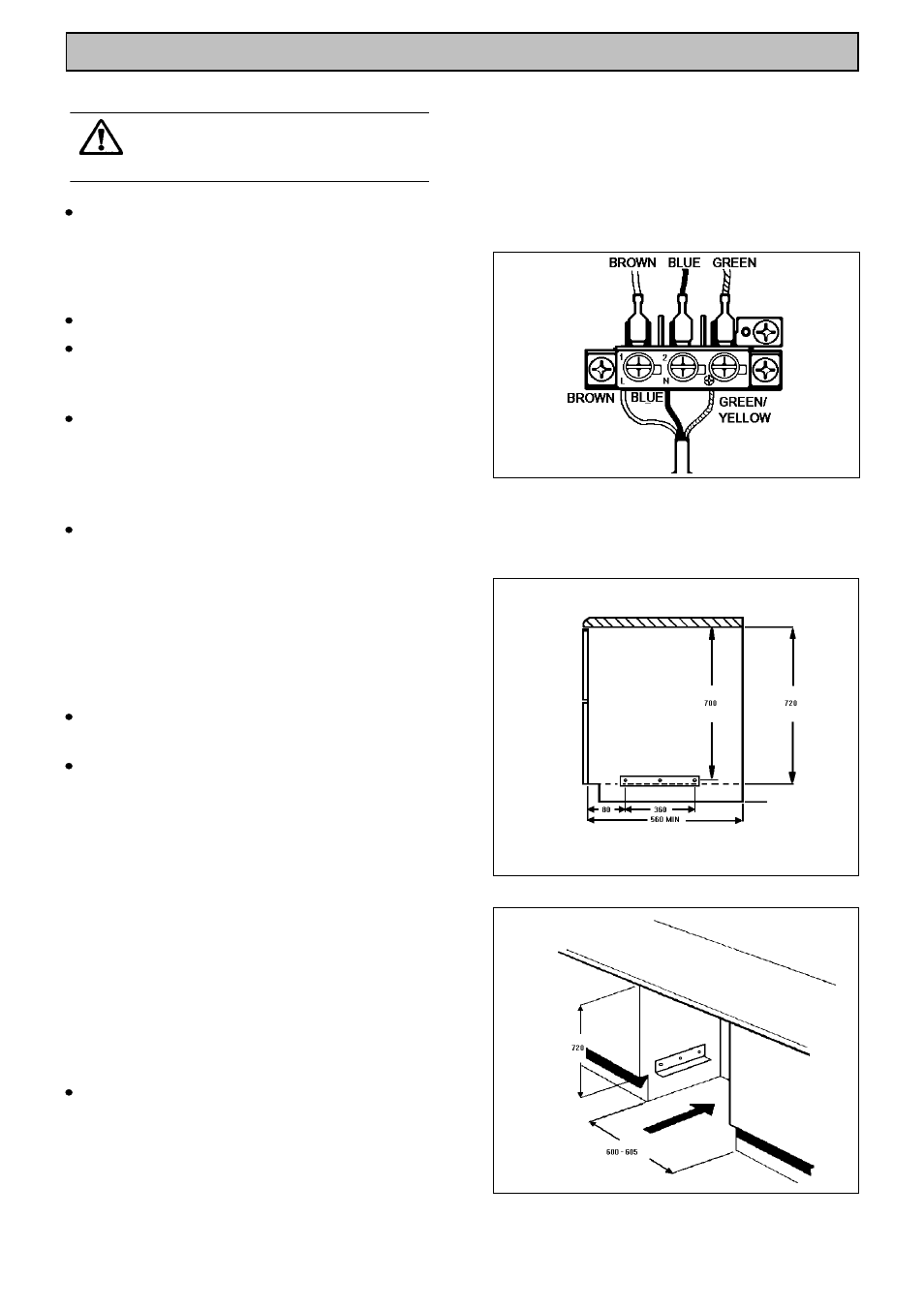 Installation instructions, Things you need to know | Electrolux EDB 876 User Manual | Page 38 / 48