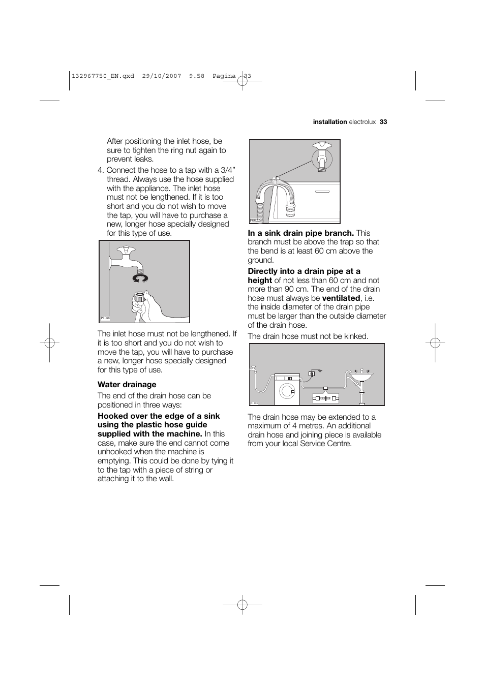 Electrolux EWF 14170 W User Manual | Page 33 / 40