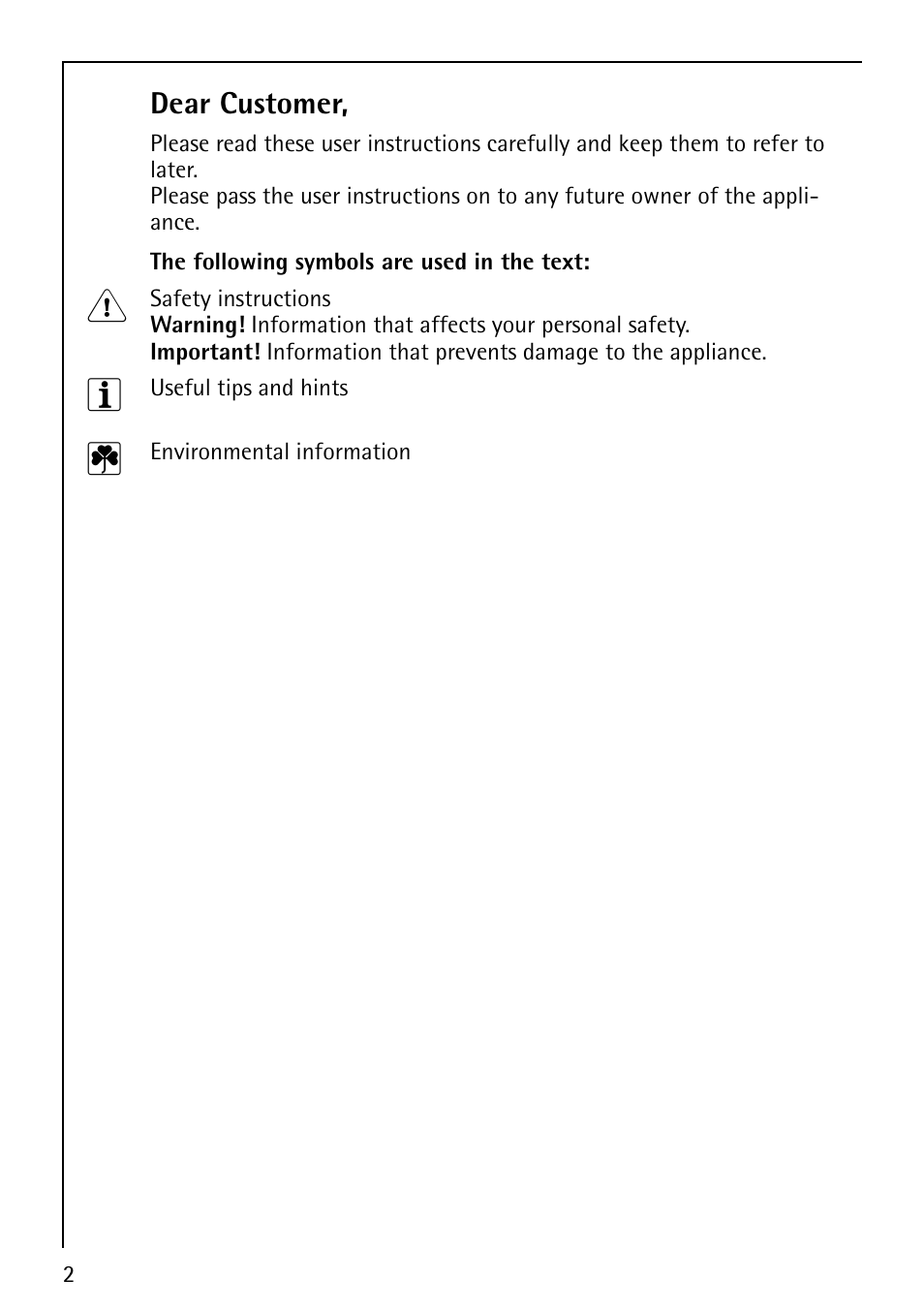 Electrolux 66301K-MN User Manual | Page 2 / 32