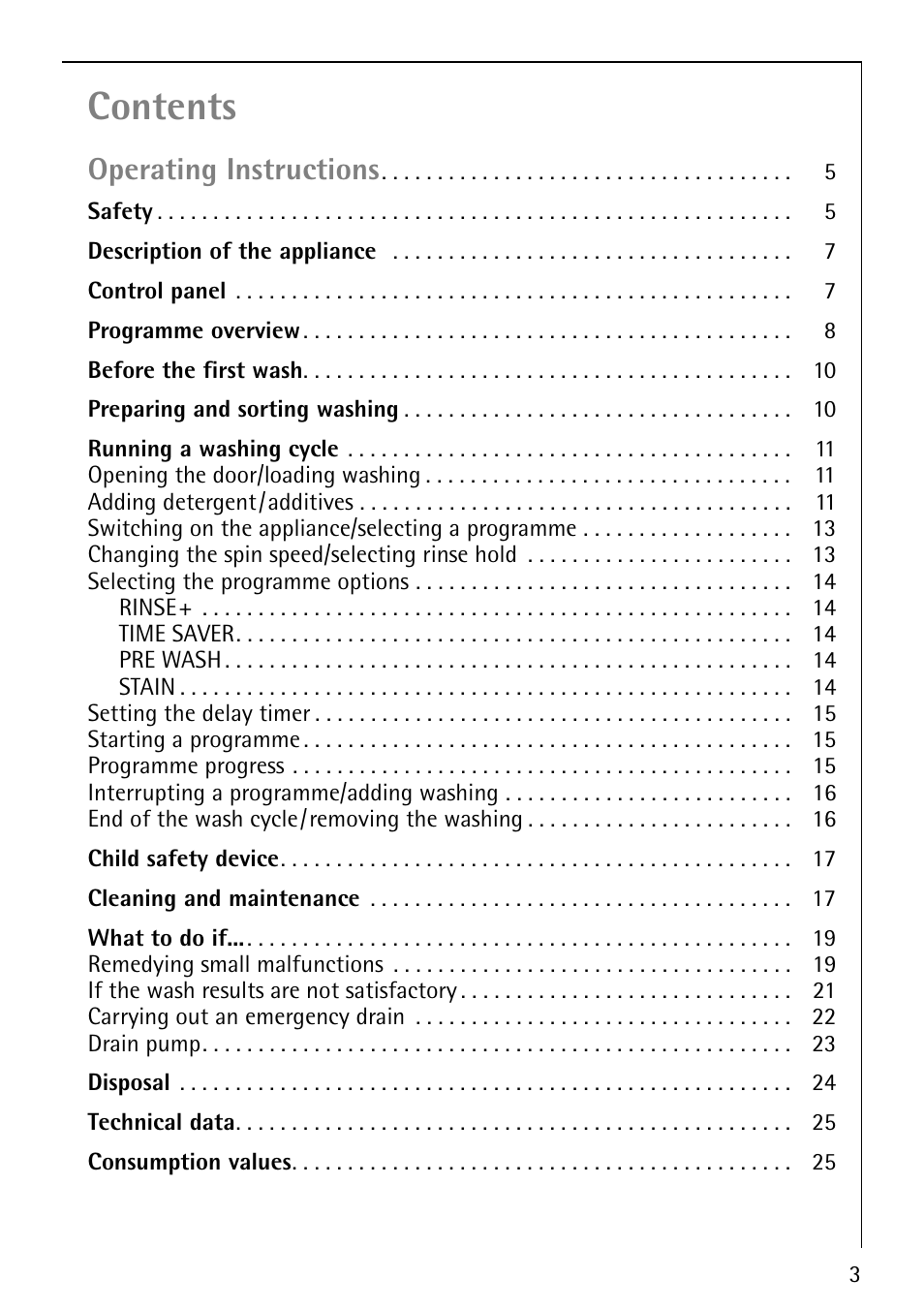 Electrolux LAVAMAT 62800 User Manual | Page 3 / 36