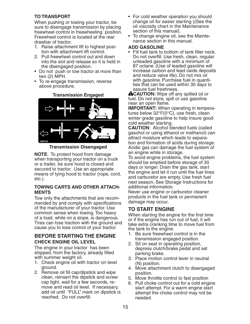 Electrolux AG22H42STA User Manual | Page 15 / 32