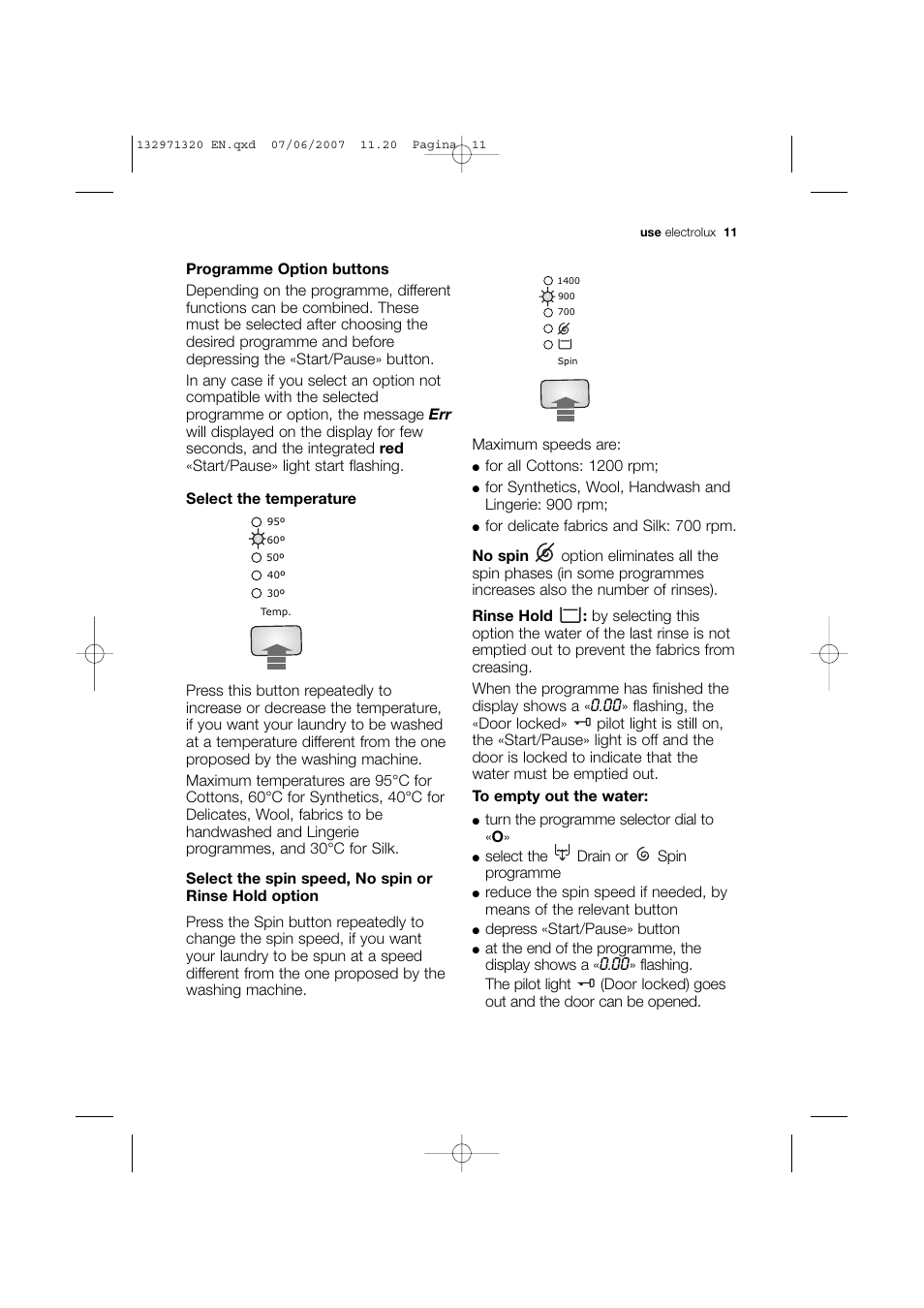 Electrolux EWG 12440 W User Manual | Page 11 / 48