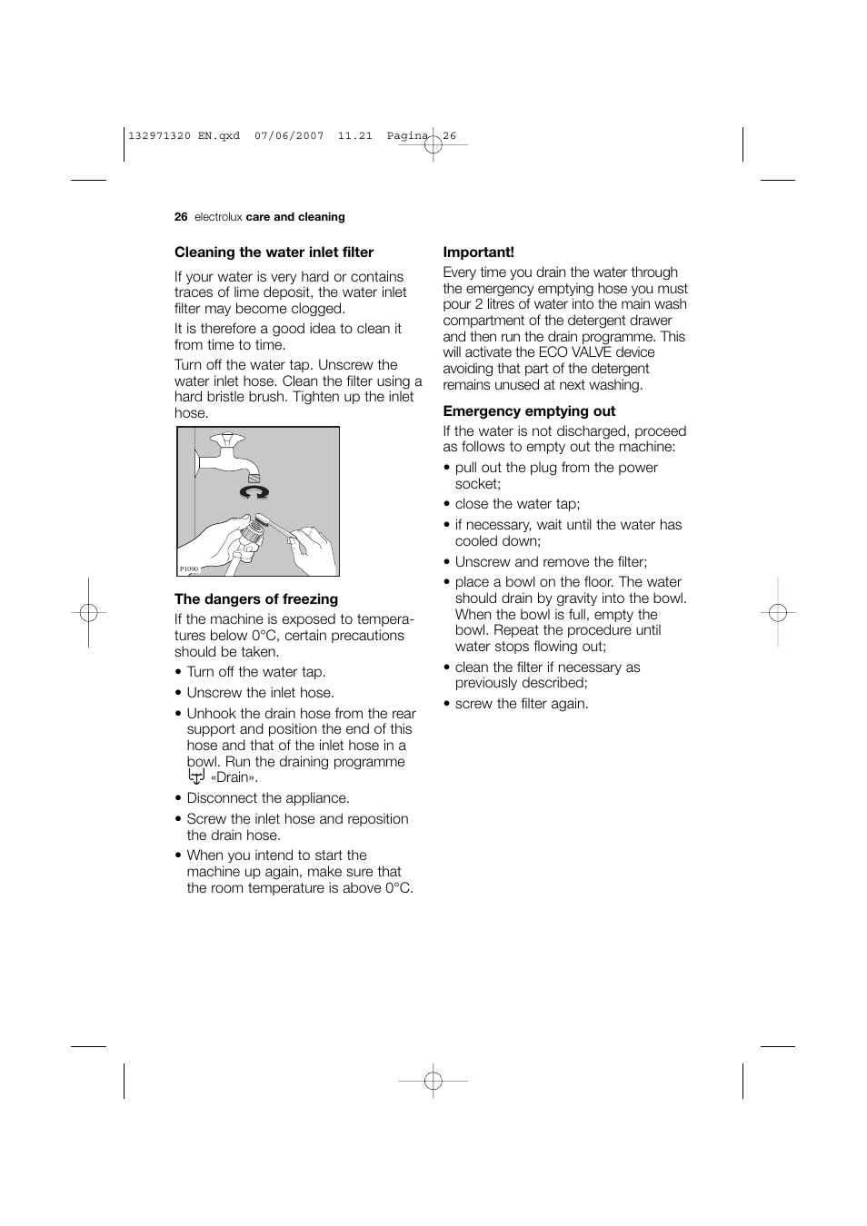 Electrolux EWG 12440 W User Manual | Page 26 / 48