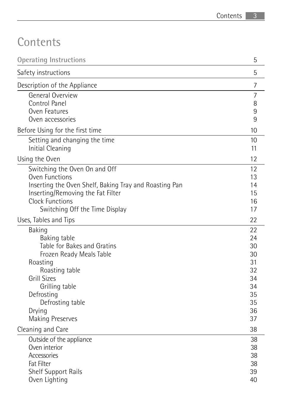 Electrolux B3150-5 User Manual | Page 3 / 56