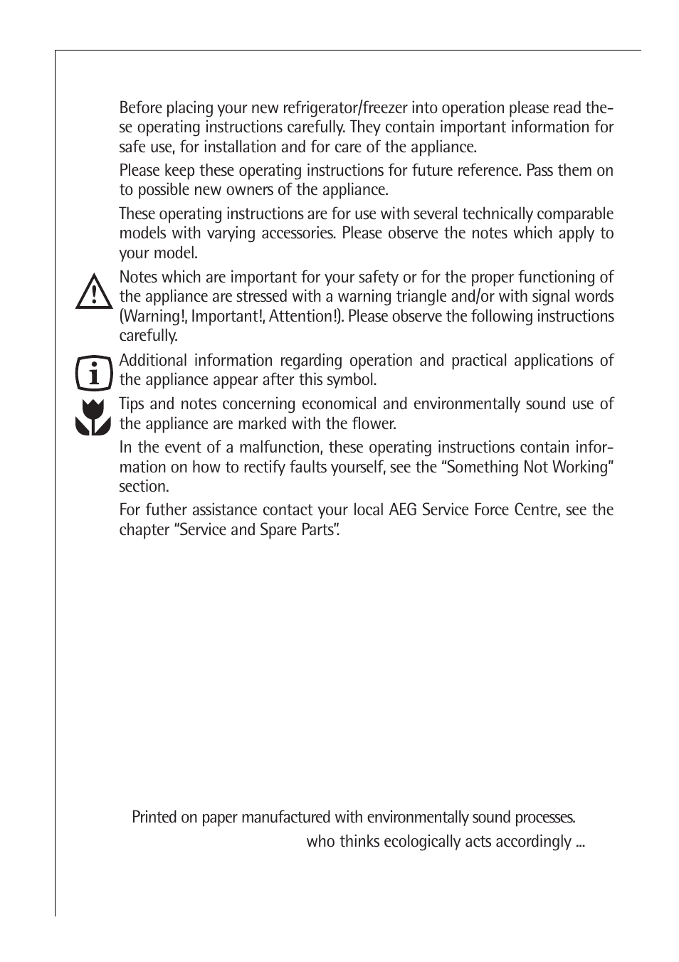 Dear customer | Electrolux C 8 18 43 i User Manual | Page 2 / 28